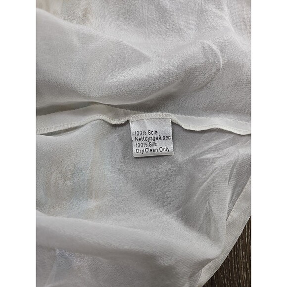 Lolita Jaca St Barth Women's Small Long Sleeve Mini Dress 100% Silk Geometric - Picture 10 of 15